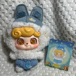 Q Kid Fairy Tales Blind Box Dream Bunny Vinyl Face Plush Pendant (FREEBIE)